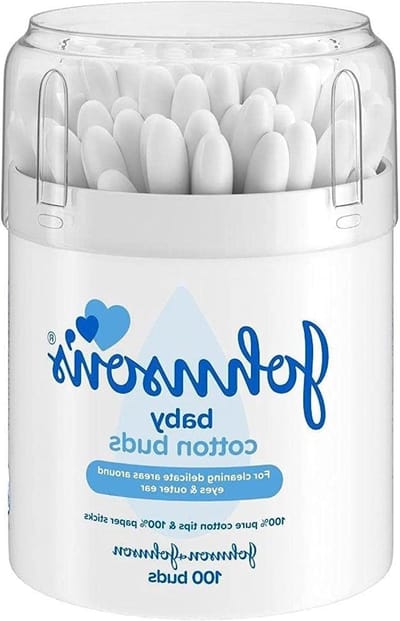 Baby Wattenstaafjes - Zachte Stukjes - Baby Verzorging - 100% Puur Katoen - 100 Stuks - Wit
