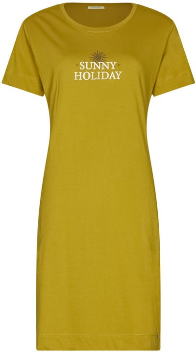 MyRebelle - Nachthemd - Sunny Holiday - Katoen - Groen - Maat 48