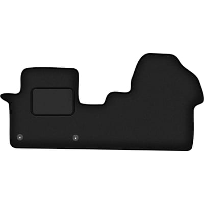 Wielganizator WLG-CARLUX - Autovloermat - Voor - Zwart