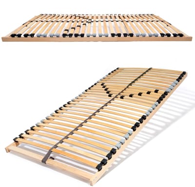 Coemo ERGO NV lattenbodem met 28 latten, verstelbare middenzone en 7 zones, 90 x 200 cm