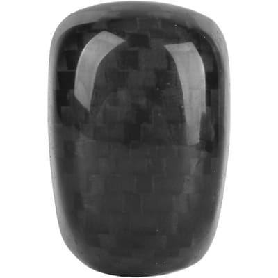 Versnellingspook Knop Ontgrendelknop Cover Koolstofvezel Schakelhendel Ontgrendelknop Sierstrip Vervanging voor Infiniti G37 FX35 Q40 black