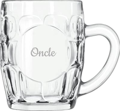 Bierpul gegraveerd - 55cl - Oncle