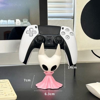Hornet Hollow Knight Game Controller Stand Compatibel PS5PS4 Switch Xbox Algemene basis mobiele telefoonhouder Bureau Decoratie Gamer Cadeau white
