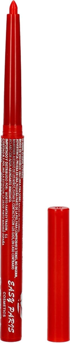 Easy Paris - Rood lippotlood, draaibaar / Automatic Pencil Lipliner - Waterproof - Nummer 07 Rojo - 1 Stuks