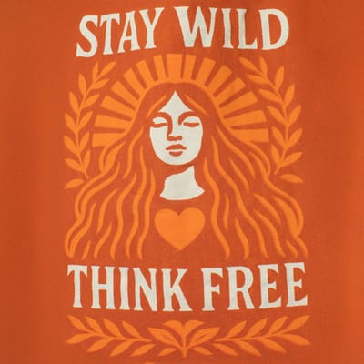 Nomad Sari Iconic Toni Tote Bag - Stay Wild - Natural 10oz