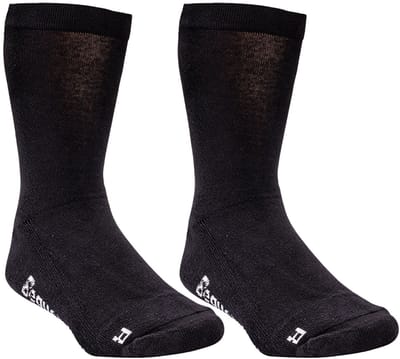 Extra brede sokken | Extra zachte zool en tenen | Antibacterieel | Maat: 35-38 | Kleur: Zwart | 2 paar