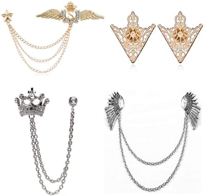 MTTProducts - Sweater Clip - Broches voor Dames - Verfraai je Outfit - Zilver - Modeaccessoire - Metalen Clips - Perfect voor Feestjes en Werk