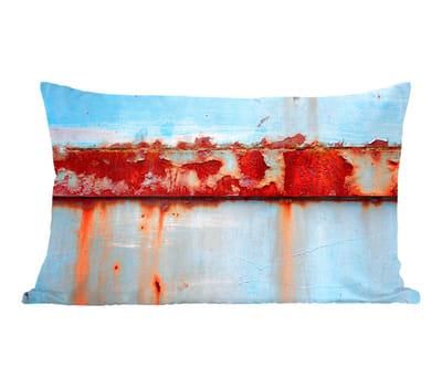 Sierkussens - Kussentjes Woonkamer - 60x40 cm - Metalen - Roest - Vintage - Staal