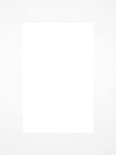 Passe-Partout Fotomaat 30x45 cm - Lijstmaat 45x60 cm - Wit - Museumkarton - Fotolijst niet inbegrepen