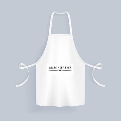 Akyol - beste neef ever Keukenschort - Neef - cousin - leuk cadeau voor je neef - 82 bij 71 cm