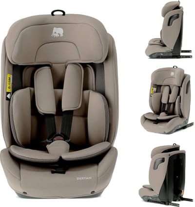 Deryan Carter Luxe i-Size Isofix Autostoel - 76-150cm - Truffle Nougat