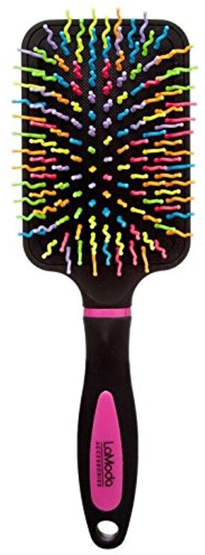 Kleurige Paddle-Borstel voor Nat en Droog Haar