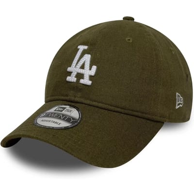 New Era MLB Linen LA Dodgers 9TWENTY Pet, groen