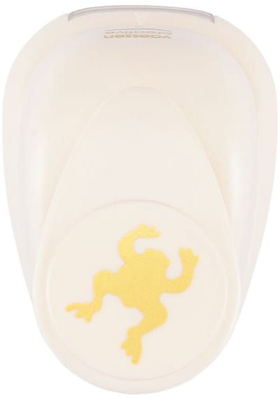 Vaessen Creative Pons - Figuurpons - Kikker - 2,2 x 2,2 cm