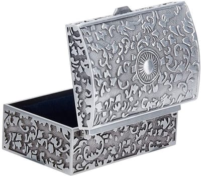 Allecto - Vintage Sieradendoosje - Antiek Zilver - Elegante Organizer