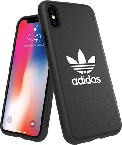 adidas Originals Moulded Case BASIC FW18 case iPhone X XS zwart hoesje