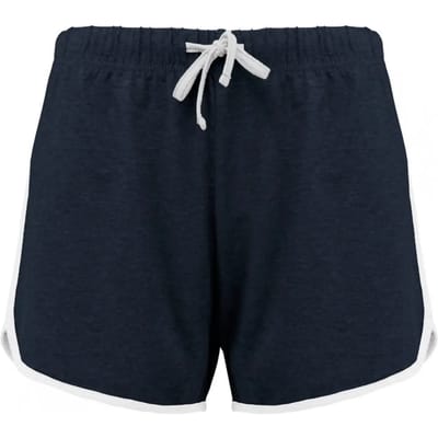 PROACT® Dames sportshort PA1021 - Navy / White - S
