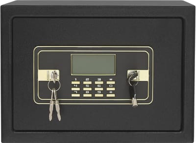 22L Veilige Kluis Met Uitneembare Plank 35*25*25cm Elektronische Kluis Met Sleutelslot Voor Thuis