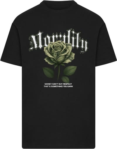 Mister Tee - Money Rose Heren Tshirt - XS - Zwart
