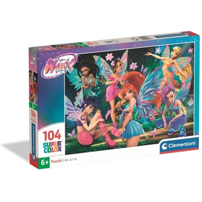 Clementoni - Puzzel - 104 Stukjes - Winx Club - Super Color - vanaf 6 jaar