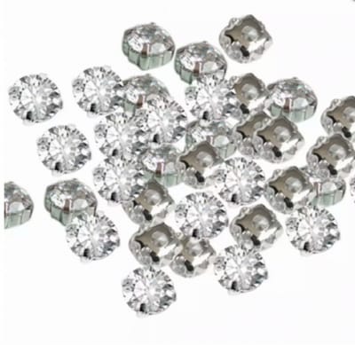 75 strass Naai strass Kralen 5.5 mm- kleding - Charme Bijoux
