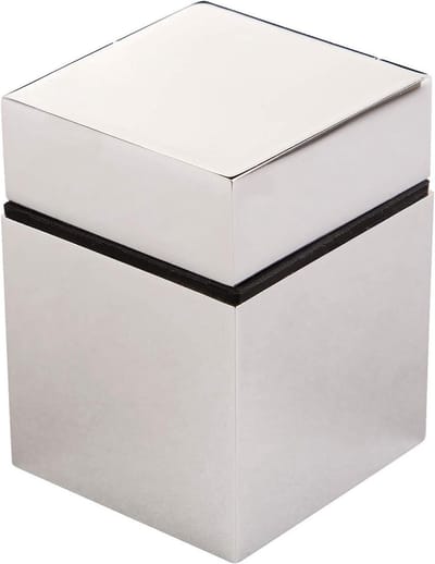 Plankdrager Glasplank - Draaibare Planksteun - Glazen Planken Ophangen - Verstelbare Hoogte - 40 x 40 mm - Chroom