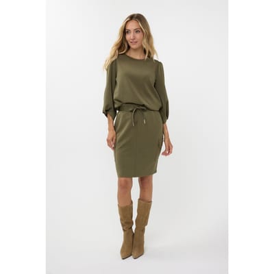 EsQualo Skirt Cargo Modal Moss Green Größe: S | Midiröcke Outlet | Damen | Grün