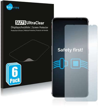 Savvies - Screenprotector voor ZTE Nubia Red Magic 6s Pro - Folie Beschermfolie transparant 6 Stuks