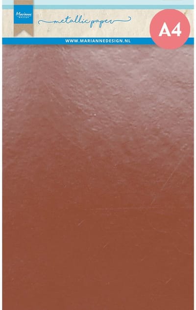 Marianne Design Decorations Metallic Paper A4 Copper