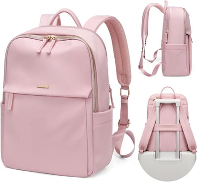 Laptop Rugzak - Computer Tas - Werk en Reizen - Waterbestendig Nylon - Voor 14-15.6 inch - Zwart