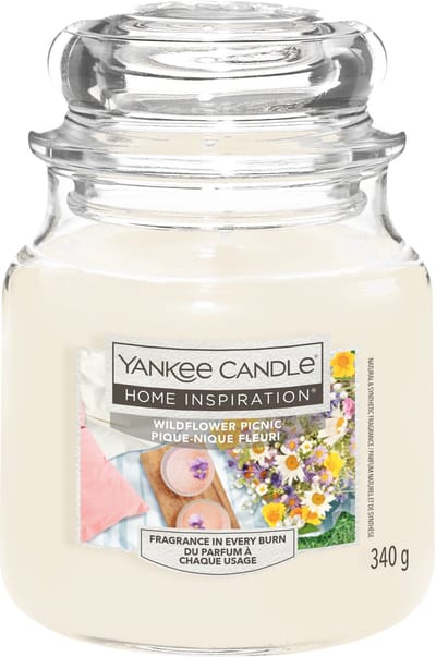 Yankee Candle Home Inspiration - Wildflower Picnic Medium Jar - tot 75 branduren