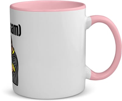Akyol - kapper man met eigen naam koffiemok - theemok - roze - Kapper - barbers - collega's - verjaardag - afscheidscadeau - geschenk - kado - 350 ML inhoud