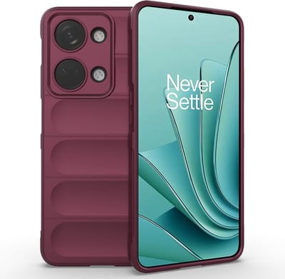 Coverup Hoesje - Geschikt voor OnePlus Nord 3 Hoesje - Coverup Hands-On Rugged Back Cover - Bordeaux