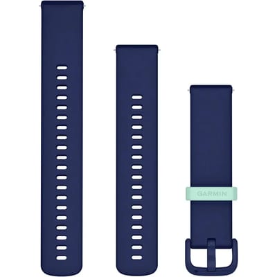 Garmin Quick release - Horlogeband - Siliconen - 20 mm - Navy - Geschikt voor Vivoactive 5