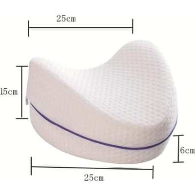 Koppel Geheugenschuim Kussen U-Vormig Gebogen Boog Kussens Ergonomische Slaapkussens Draagbaar Reis Nekkussen Been Kussen white