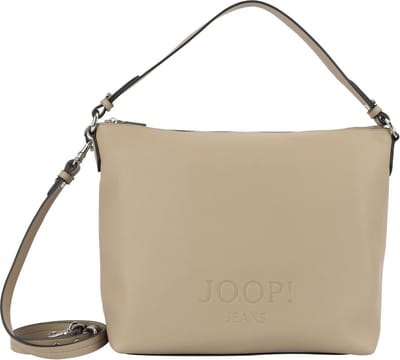 JOOP! Schoudertas Lettera 1.0 Dalia Hobo Bag Greige Taupe