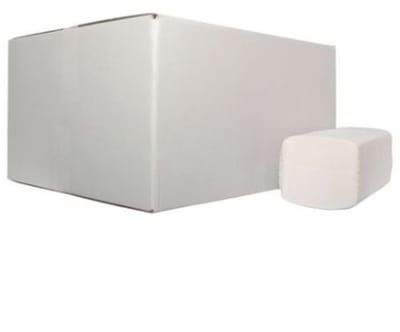 Handdoek Flushable 21,5 x 25 cm Z-vouw cellulose 2-laags 3184 stuks (6151803975904)