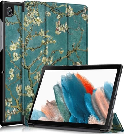 Samsung Galaxy Tab A8 Hoes Boom - Samsung Tab A8 hoesje (10.5 inch 2021) smart cover - Tab A8 hoes bookcase - hoes Samsung Tab A8 2021 - hoesje Samsung Galaxy Tab A8 2021