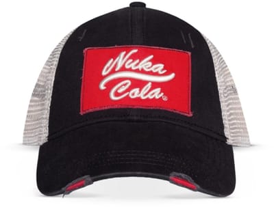 Fallout - Nuka Cola Trucker pet - Zwart/Wit