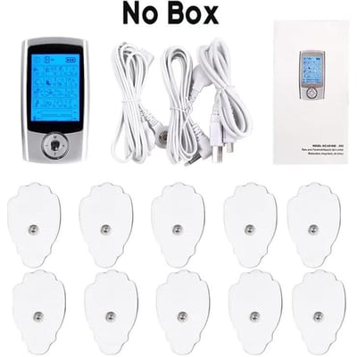 TENS Machine EMS Spierstimulator 16 Modi Dubbel Kanaal USB Opladen Elektronische Puls Massager Voor Pijnverlichting