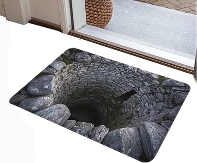 Illusie Tapijt - Optische Vloer - Decoratieve Verfraaiing - 3D-effect Ontwerp - 40x60 cm - Meerkleurig