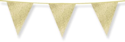 Glitter flags 16 x 20cm - Gold