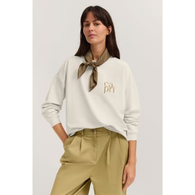 Bugatti Damen Sweatshirt van elastisch katoen