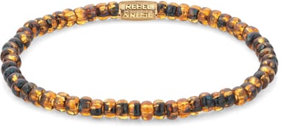 Rebel & Rose Glass Rocks Tiger Gold - 4mm RR-40114-G-16,5