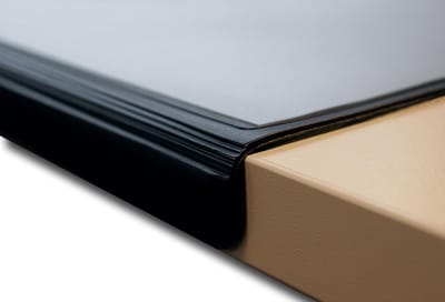 Bureauonderlegger met Antislip en Randbescherming, Rood, 52 x 65 cm