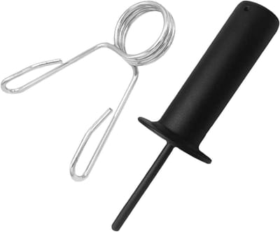 Gewichtlaadstift - Laadpen Fitness - Gewichten Zekeren - Roestvrij Staal - 8-10mm Diameter - Zilver