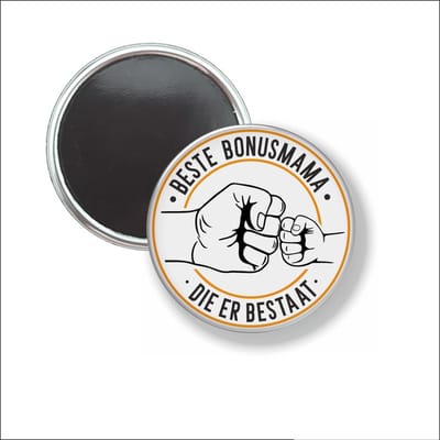 Button Met Magneet 58 MM - Beste Bonusmama - NIET VOOR KLEDING