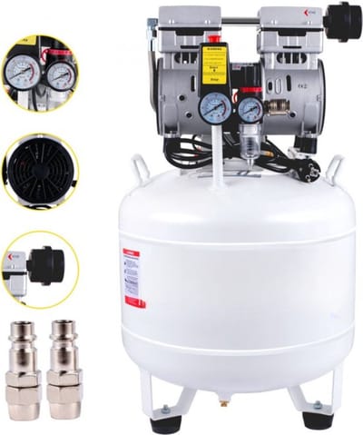 Fluistercompressor 40L - Stille compressor - Ultrastille motor
