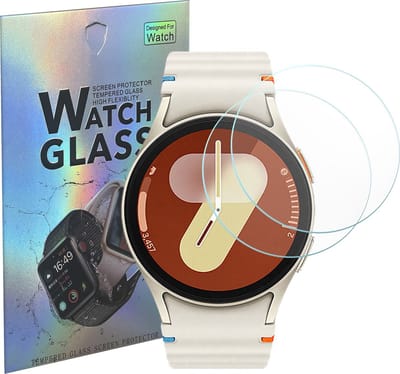 Screenprotector voor Samsung Galaxy Watch 7 40mm - 2 stuks Beschermglas Smartwatch van glas Transparante glazen schermbeschermfolie