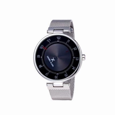 Daniel Klein DK11918-1 - Horloge - Analoog - Mannen - Heren - Milanese band - rond - Zilverkleurig - Zwart